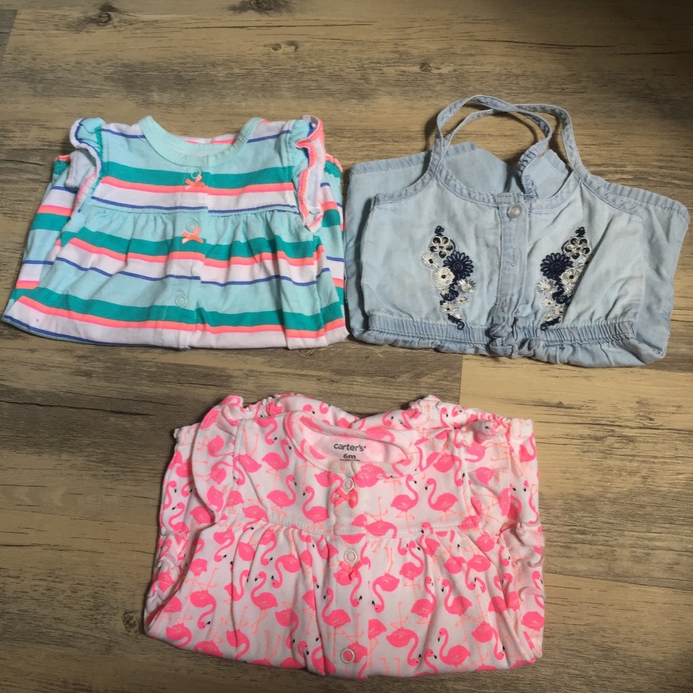 baby girl rompers from carters 6 months